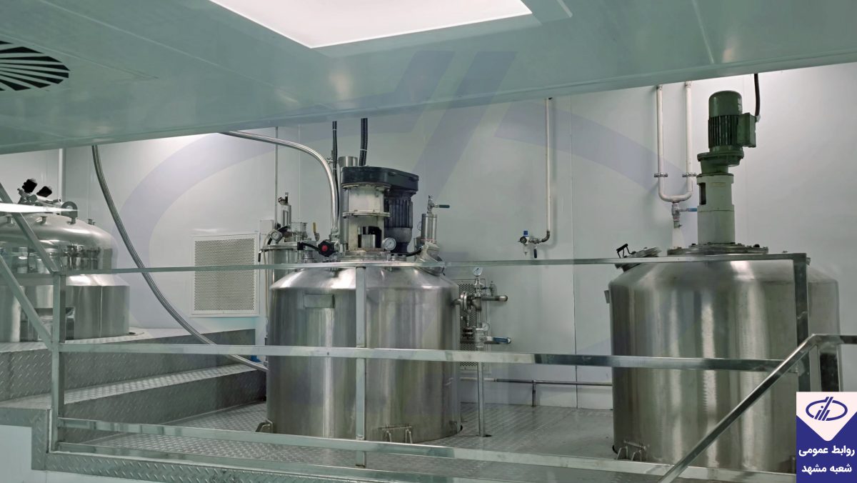 افتتاح خط جدید تولید واکسن قانقاریا در شعبه مشهد موسسه رازی در فضای clean room و به روش تولید اتوماتیک فرمانتوری