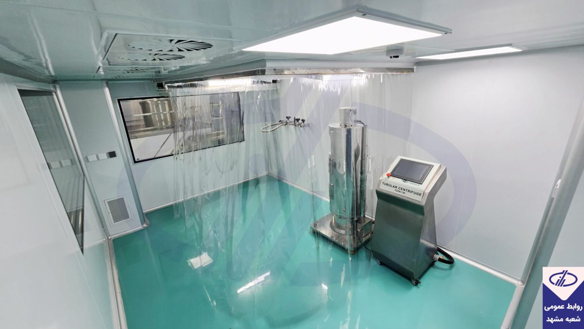 افتتاح خط جدید تولید واکسن قانقاریا در شعبه مشهد موسسه رازی در فضای clean room و به روش تولید اتوماتیک فرمانتوری
